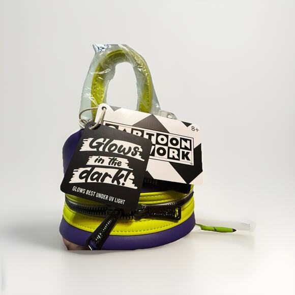 Loungefly Powerpuff Girls Mojo Jojo Glow Cosplay Mini Backpack - Picture 5 of 9